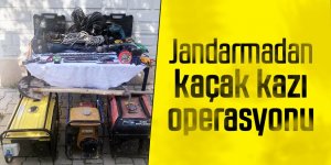 Jandarmadan kaçak kazı operasyonu