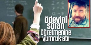 8. sınıf öğrencisi, ödevini soran İngilizce öğretmenine yumrukla saldırdı