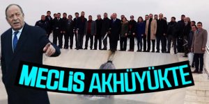 Meclis üyeleri ve Başkan Oprukçu, Akhüyük Termal Tesisleri’nde kurban kesti