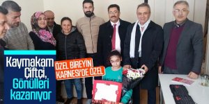 Kaymakam Çiftçi, Gönülleri kazanıyor