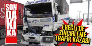 Ereğli'de Zincirleme Trafik Kazası