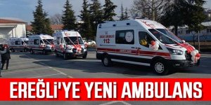 Ereğli'ye yeni ambulans