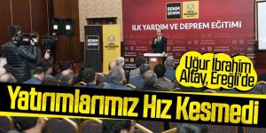 Başkan Altay: Ereğli’de Yatırımlarımız Hız Kesmedi