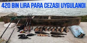 Elektroşokla balık avına 420 bin lira ceza
