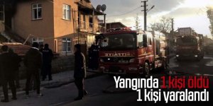 Evde yangın çıktı: 1 ölü, 1 yaralı