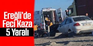 Organize Kavşağında Trafik Kazası: 5 Yaralı