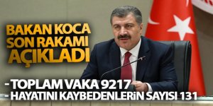 Bakan Koca son rakamı açıkladı! Bugünkü vaka sayısı 1815, vefat sayısı 23 