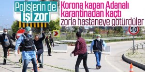 Korona virüs testi pozitif çıktı, hastaneden kaçıp dehşet yaşattı