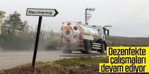 Dezenfekte çalışmaları 87 mahallede devam ediyor