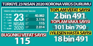 Son 24 saatte 115 kişi hayatını kaybetti