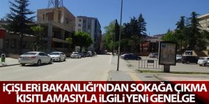 İçişleri Bakanlığı'ndan 81 İl Valiliğine “Sokağa Çıkma kısıtlaması” konulu genelge