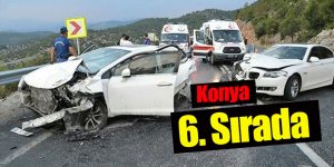 Konya’nın 1 yıllık kaza bilançosu
