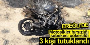 Motosiklet hırsızlığı şebekesi çökertildi 3 kişi tutuklandı