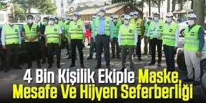 Konya’nın 31 İlçesinde 4 Bin Kişilik Ekiple Maske, Mesafe Ve Hijyen Seferberliği