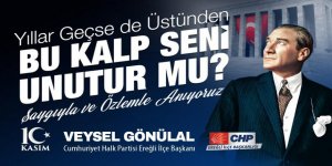 GÖNÜLAL'DAN 10 Kasım Mesajı