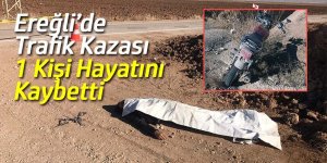 Afganlı motosiklet sürücüsü kazada öldü