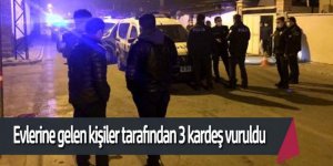  3 kardeş silahla vurularak yaralandı