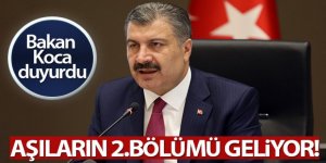 Bakan Koca'dan aşı müjdesi