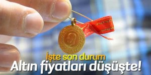 Altın fiyatları düşüşte!