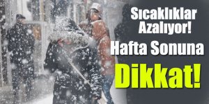 Hava Sıcaklığı Azalıyor,Haftasonu Kar Geliyor!