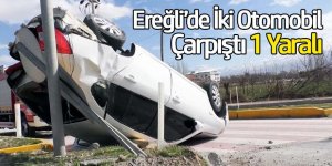 Karaman çevre yolunda trafik kazası;1 yaralı