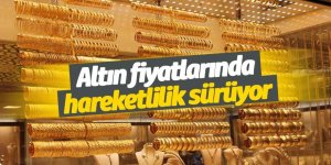 Altın fiyatları hareketlilik sürüyor
