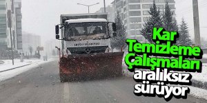 Kar Temizleme Çalışmaları aralıksız sürüyor