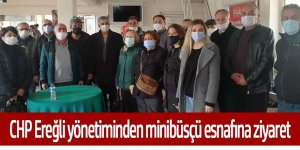 CHP’DEN MİNİBÜSÇÜLER KOOPERATİFİNE ZİYARET