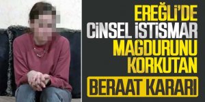 Cinsel istismar mağdurunu korkutan beraat