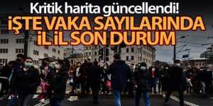 Sağlık Bakanlığı illere göre korona virüs vaka sayılarını açıkladı