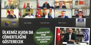 Başkan Altay TDBB Yönetim Kurulu Toplantısına Katıldı