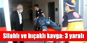 Silahlı ve bıçaklı kavga: 3 yaralı