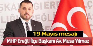 Başkan Yılmaz’ın 19 Mayıs mesajı