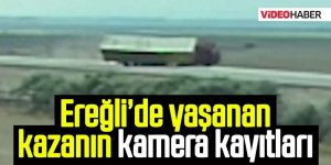 Cip ile Tır’ın çarpıştığı kaza anı kamerada