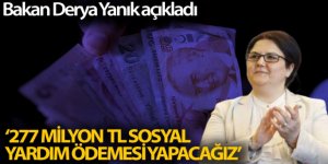 Sosyal yardım ödemesi yapacağız