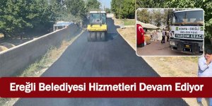 Ereğli Belediyesi Hizmetleri Devam Ediyor