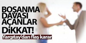 Boşanma davasını ilk açan taraf kusurlu sayıldı