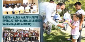 Başkan Altay Karapınar ve Emirgazi’nin Mahallelerinde Vatandaşlarla Buluştu