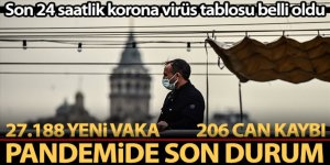 Sağlık Bakanlığı, Türkiye'nin son 24 saatlik korona virüs tablosunu açıkladı