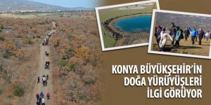 Konya Büyükşehir’in Doğa Yürüyüşleri İlgi Görüyor