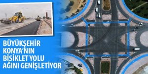 Büyükşehir Konya’nın Bisiklet Yolu Ağını Genişletiyor