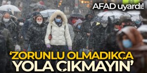 Vatandaşlarımızın zorunlu olmadıkça yola çıkmaması önem taşımaktadır'