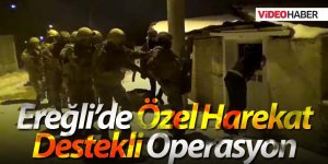 Ereğli’de Özel Harekat Destekli Narkotik Operasyonu