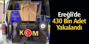 Ereğli'de 430 Bin Kaçak Makaron Ele Geçirildi