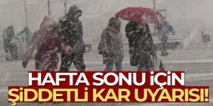 Meteoroloji uzmanından İstanbul'da hafta sonu için şiddetli kar uyarısı
