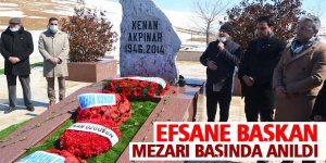 EFSANE BAŞKAN KENAN AKPINAR EREĞLİ’DE MEZARI BAŞINDA ANILDI