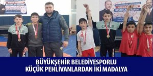 Büyükşehir Belediyesporlu Küçük Pehlivanlardan İki Madalya