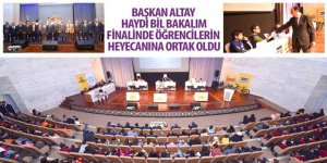 Başkan Altay “Haydi Bil Bakalım” Finalinde Öğrencilerin Heyecanına Ortak Oldu