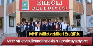 MHP Milletvekillerinden Başkan Oprukçuya ziyaret