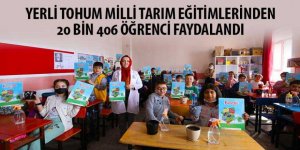 Yerli Tohum Milli Tarım Eğitimlerinden 20 Bin 406 Öğrenci Faydalandı